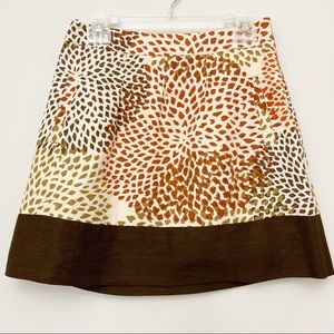 Banana Republic Brown Maroon Skirt w/Pockets Sz 2P